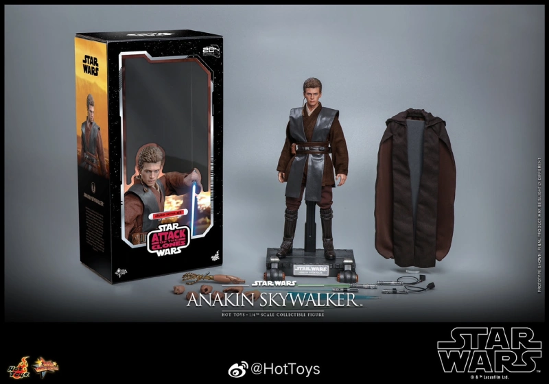 In Stock HotToys HT 1/6 MMS677 Star Wars Anakin Skywalker Collection Action Figure