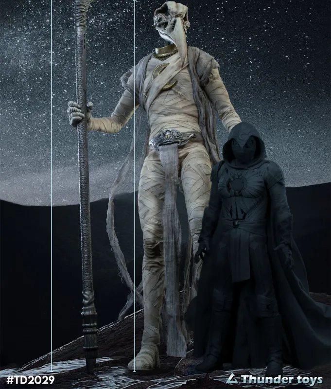 In Stock  Thunder Toys TD2029 1/6 God of Moon Khonsu Action Figure Model Toy