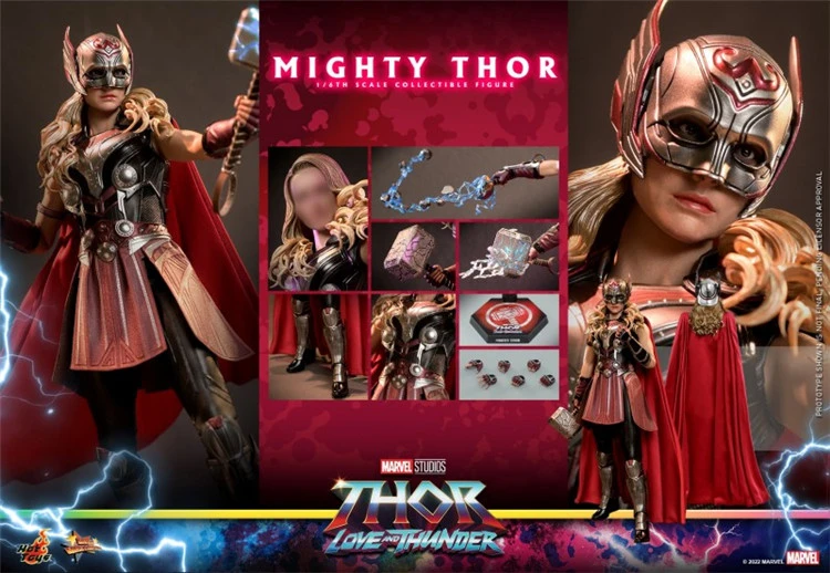 In Stock  Hot Toys MMS663 Thor: Love and Thunder Mighty Thor 1/6 Action Figure