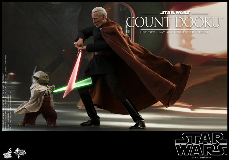 In Stock  Hot Toys MMS496 Star Wars Episode II AOTC Count Dooku 1/6 Rare Figure