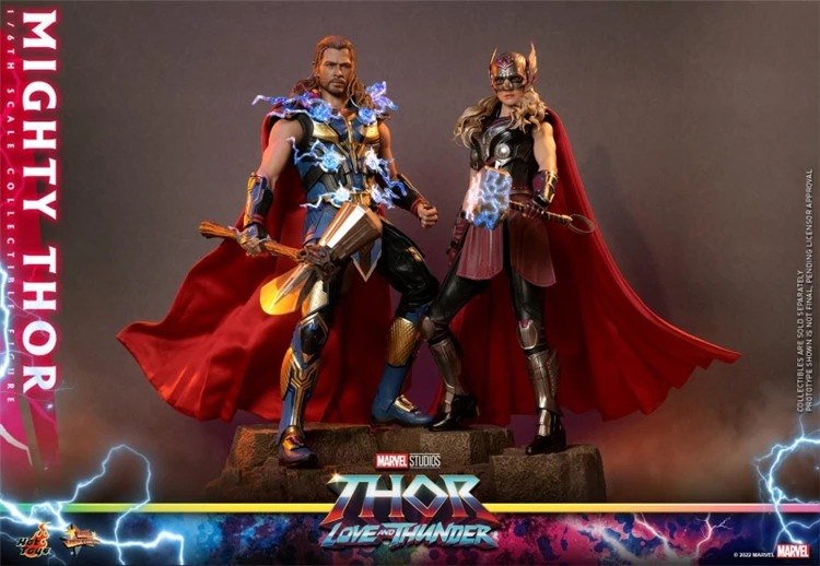In Stock  Hot Toys MMS663 Thor: Love and Thunder Mighty Thor 1/6 Action Figure