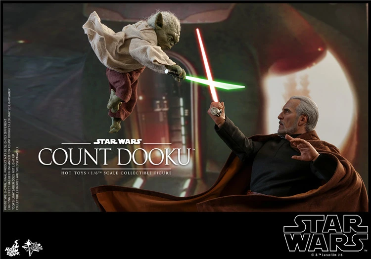 In Stock  Hot Toys MMS496 Star Wars Episode II AOTC Count Dooku 1/6 Rare Figure
