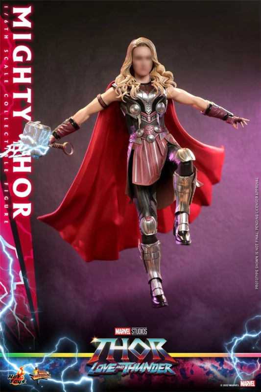 In Stock  Hot Toys MMS663 Thor: Love and Thunder Mighty Thor 1/6 Action Figure