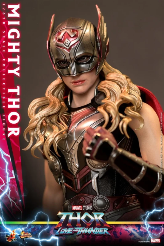 In Stock  Hot Toys MMS663 Thor: Love and Thunder Mighty Thor 1/6 Action Figure