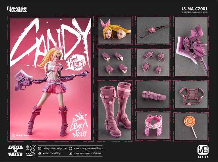 In Stock I8Toys i8-MA-CZ001 1/6 Mentality Agency Candy Standard Ver. Action Figure