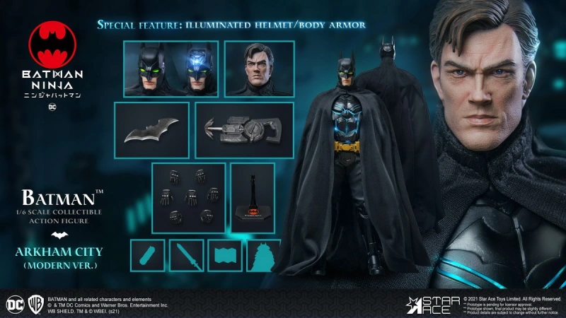 IN STOCK Star Ace Toys 1/6 SA0103 Ninja Batman Bruce Wayne Action Figure  Deluxe