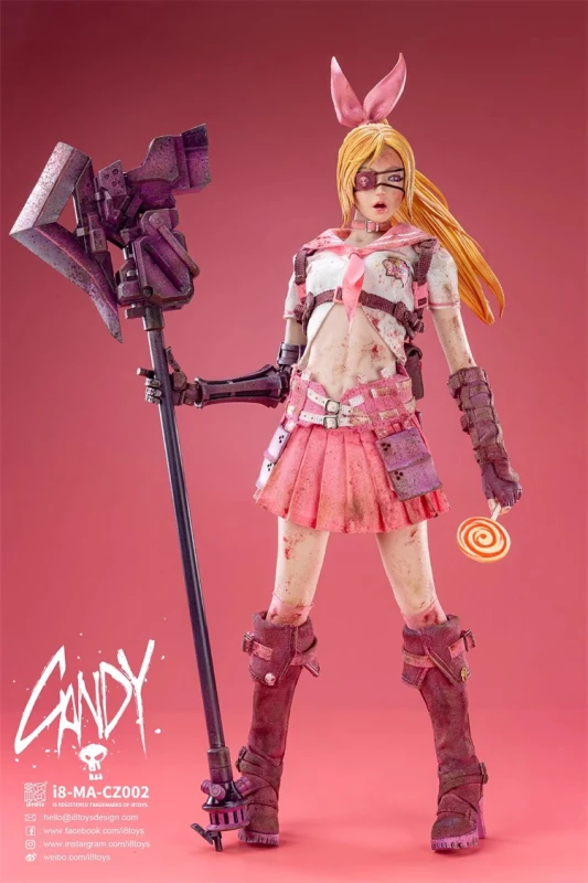 In Stock I8Toys i8-MA-CZ002 1/6 Mentality Agency Candy Battle Damaged Ver. Action Figure
