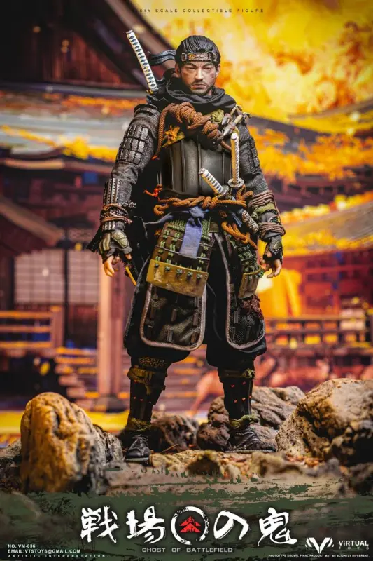 In Stock VTS TOYS Ghost of Battlefield Samurai 1/6 VM-036B Figure Collectible Deluxe Ve