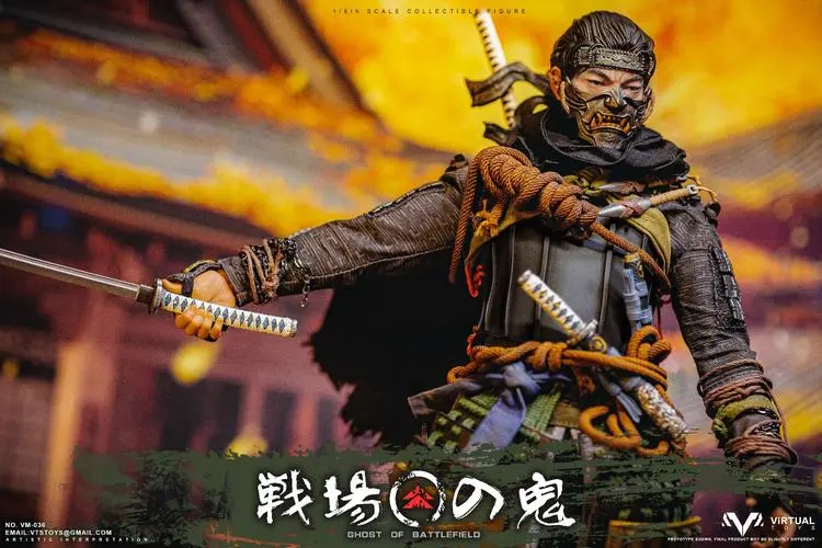 In Stock VTS TOYS Ghost of Battlefield Samurai 1/6 VM-036B Figure Collectible Deluxe Ve