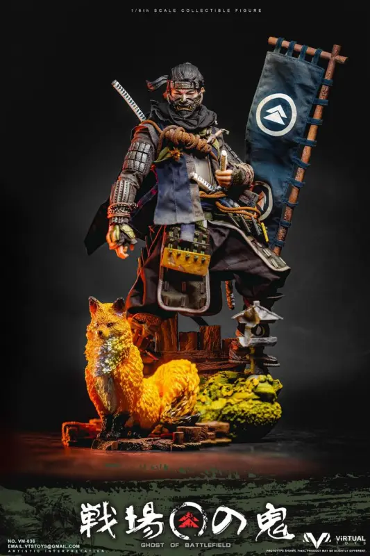 In Stock VTS TOYS Ghost of Battlefield Samurai 1/6 VM-036B Figure Collectible Deluxe Ve