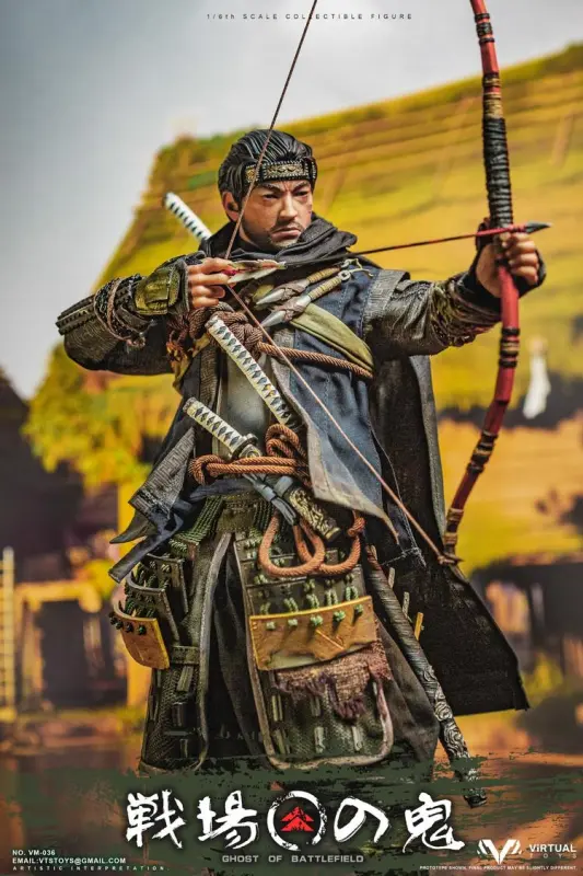 In Stock VTS TOYS Ghost of Battlefield Samurai 1/6 VM-036B Figure Collectible Deluxe Ve