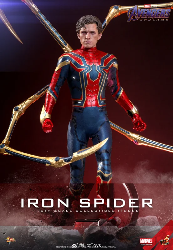 FIRST BATCH - HOT TOYS 1/6 MMS762AE IRON SPIDER ARTISAN