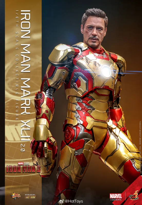 FIRST BATCH - HOT TOYS 1/6 MMS759D66B MMS758D65B IRON MAN MK 42 DELUXE SPECIAL EDITION