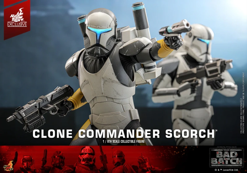 In Stock  HOT TOYS 1/6 TMS130 CLONE COMMANDER SCORCH