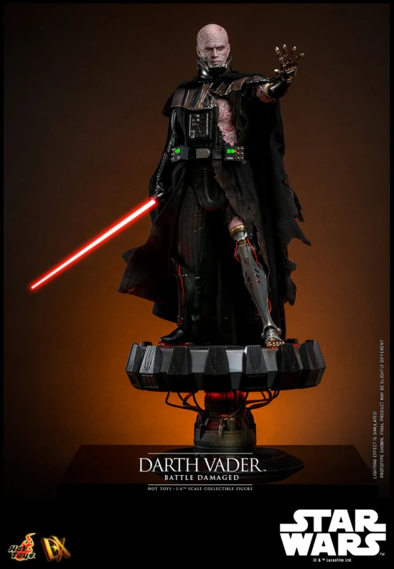 FIRST BATCH - HOT TOYS 1/6 DX44B DARTH VADER BATTLE DAMAGED REGULAR SPECIAL EDITION