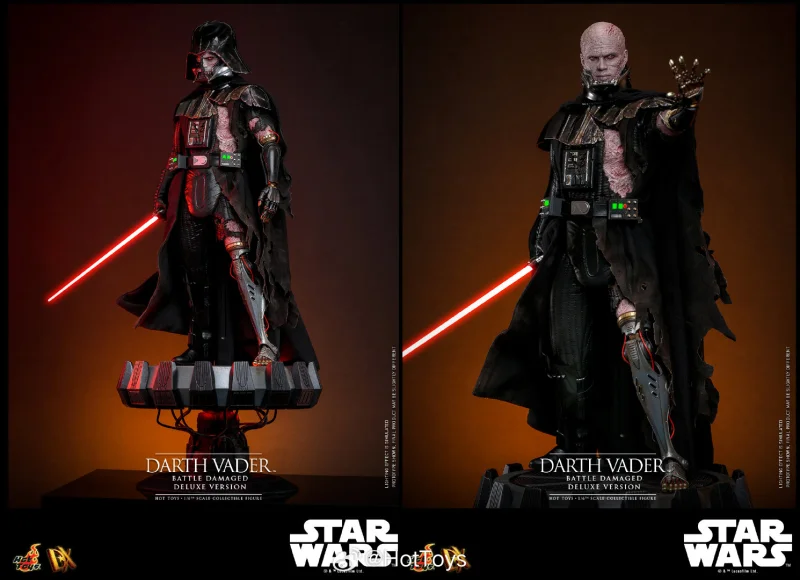FIRST BATCH - HOT TOYS 1/6 DX45B DARTH VADER BATTLE DAMAGED DELUXE SPECIAL EDITION