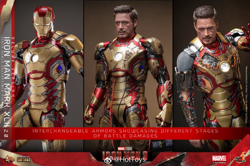 FIRST BATCH - HOT TOYS 1/6 MMS759D66B MMS758D65B IRON MAN MK 42 DELUXE SPECIAL EDITION