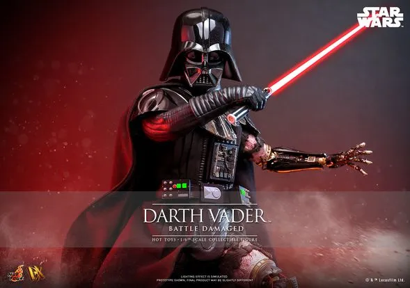 FIRST BATCH - HOT TOYS 1/6 DX44B DARTH VADER BATTLE DAMAGED REGULAR SPECIAL EDITION