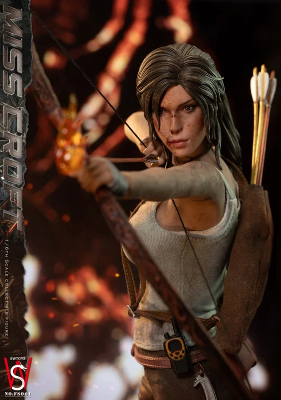 In Stock SWtoys FS061 1/6 MISS CROFT Lara Action Figure Model