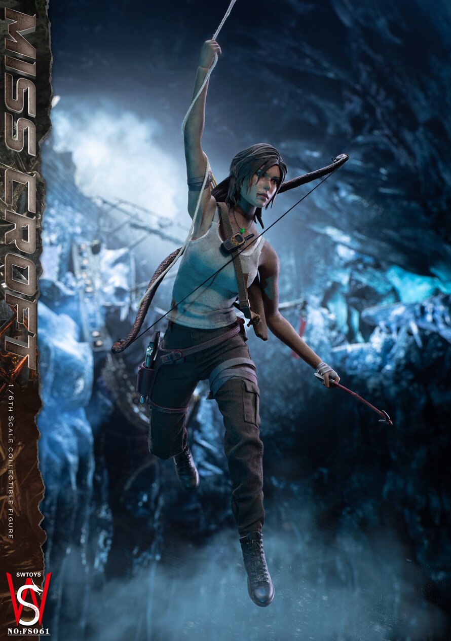 In Stock SWtoys FS061 1/6 MISS CROFT Lara Action Figure Model