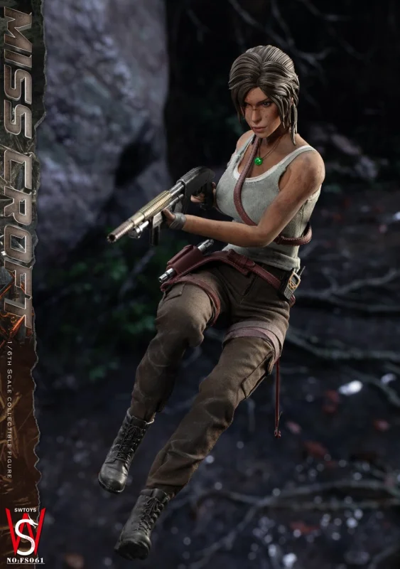 In Stock SWtoys FS061 1/6 MISS CROFT Lara Action Figure Model