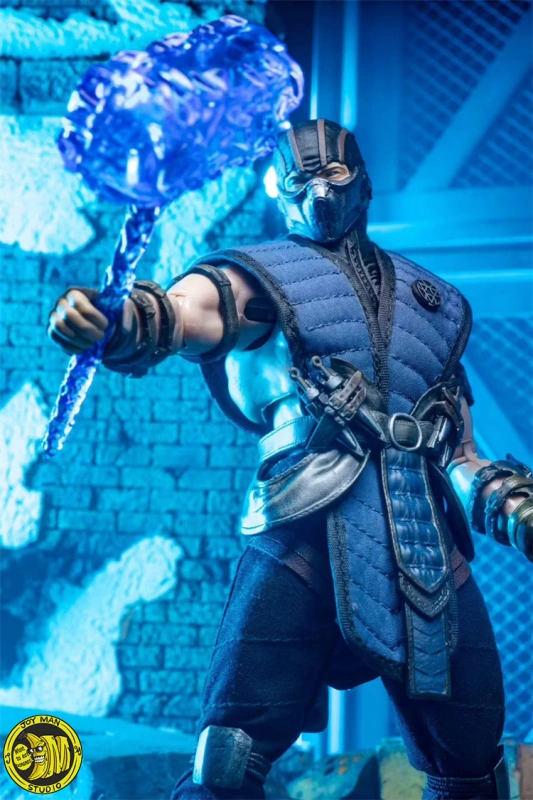 In Stock JM toys ZK001 1/12 Mortal Kombat Sub Zero Saibot 6" Action Figure Toy