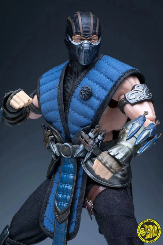 In Stock JM toys ZK001 1/12 Mortal Kombat Sub Zero Saibot 6" Action Figure Toy