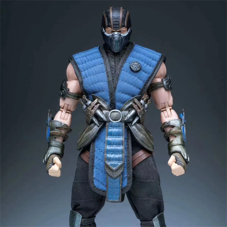 In Stock JM toys ZK001 1/12 Mortal Kombat Sub Zero Saibot 6" Action Figure Toy