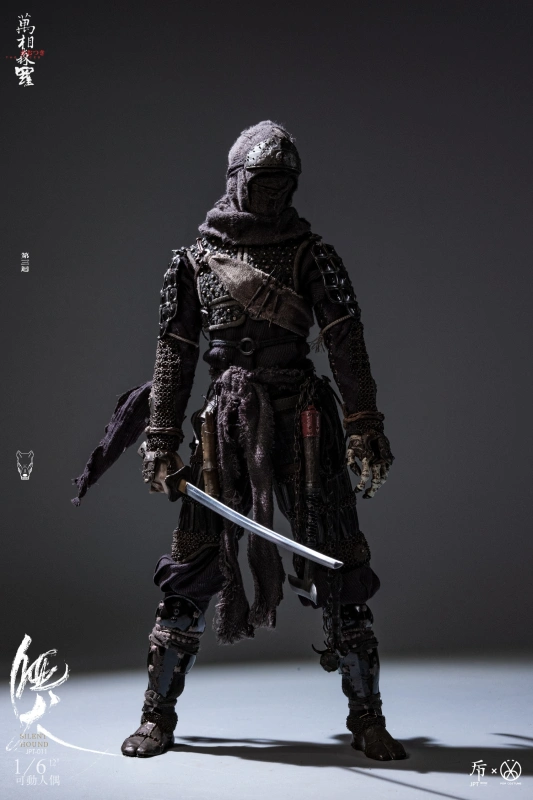 In Stock  JPT design×POPCOSTUME JPT-011 1/6 NINJA Silent Hound Collectible Action Figure