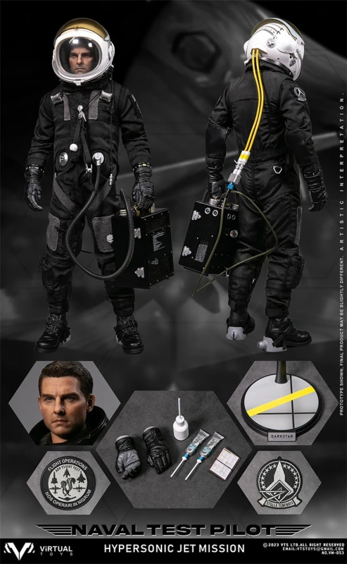 In Stock  VTS TOYS VM053 Navy test pilot Tom Cruise Action Figure 1/6 Hypersonic