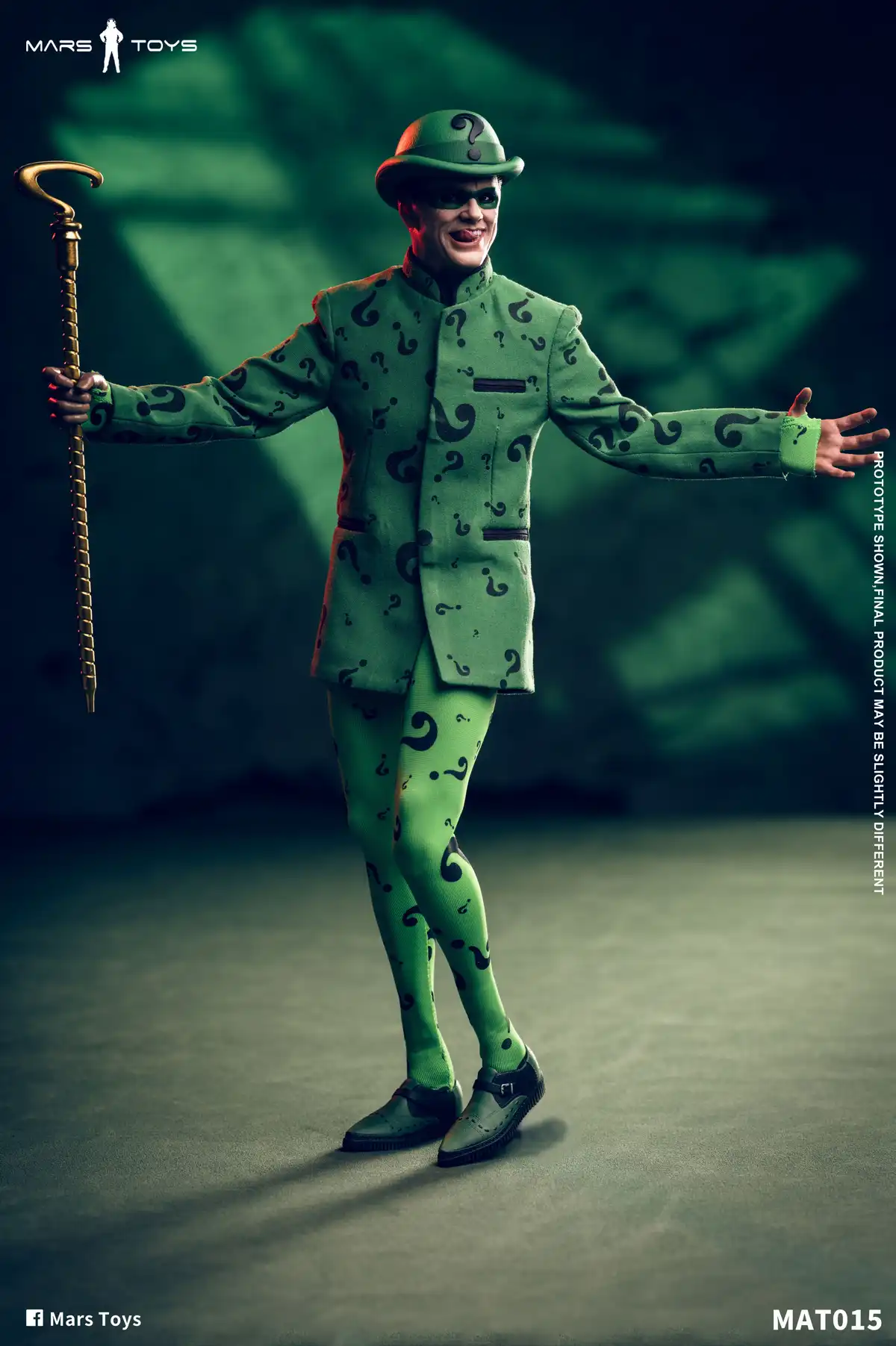 Mars Toys バットマン フォーエバー リドラー1/6 フィギュア 新品 SSR Mars Toys 1/6 Batman Forever Riddler Jim Carrey Action Figure