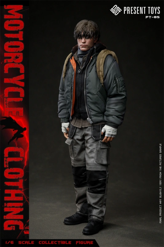 In Stock PRESENT TOYS 1/6 PT-SP85  MOTORCYCLE CLOTHING SET WITH BODY