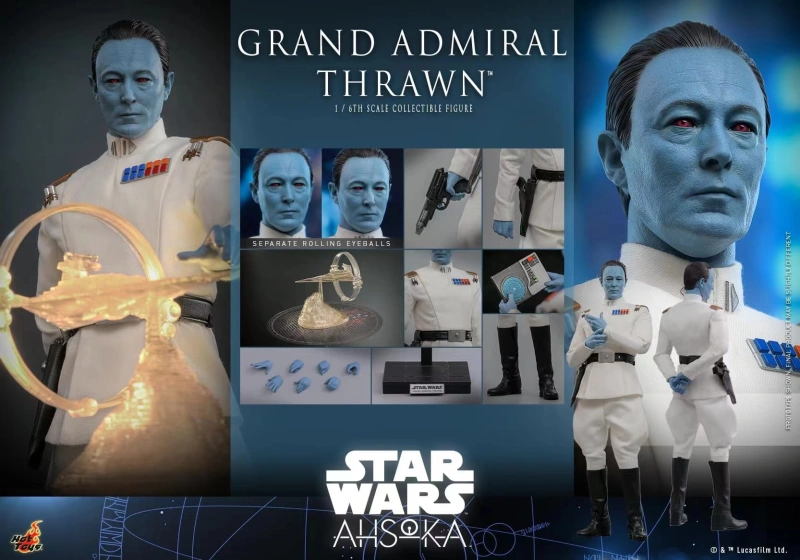 IN STOCK HOTTOYS 1/6 TMS116 GRAND ADMIRAL THRAWN
