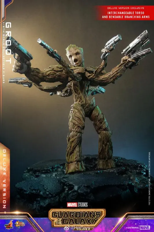 In Stock HOTTOYS 1/6 MMS706 MMS707 Guardians of the Galaxy 3 III Groot 1/6 Action Figure