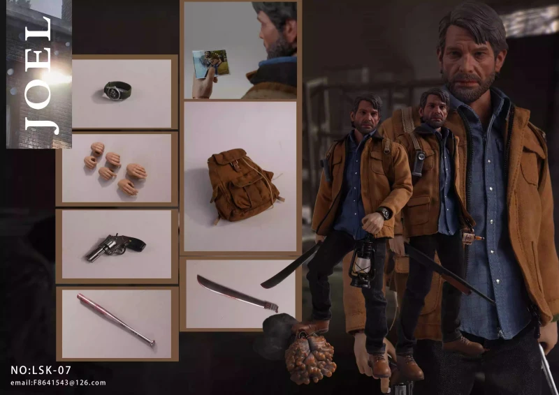 In Stock The Last of Us 1/6 LSK-07 Joel Male Action Figure