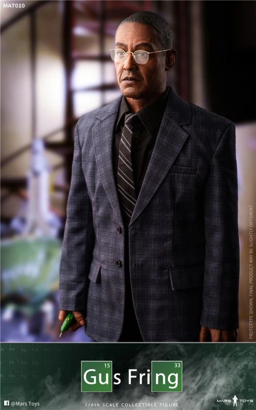 In Stock  Mars Toys MAT010 1/6 Breaking Bads Walter White Fring 12" Figure