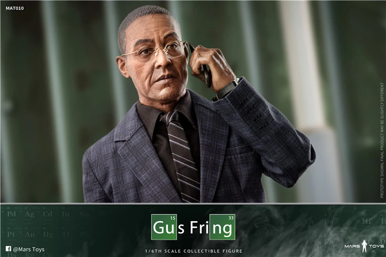 In Stock  Mars Toys MAT010 1/6 Breaking Bads Walter White Fring 12" Figure