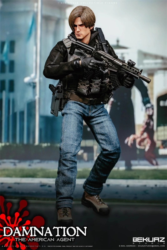 [Pre-order] EKUAZ STUDIO EKS09 1/6 Resident Zombie Evil Crisis Leon Action Figure