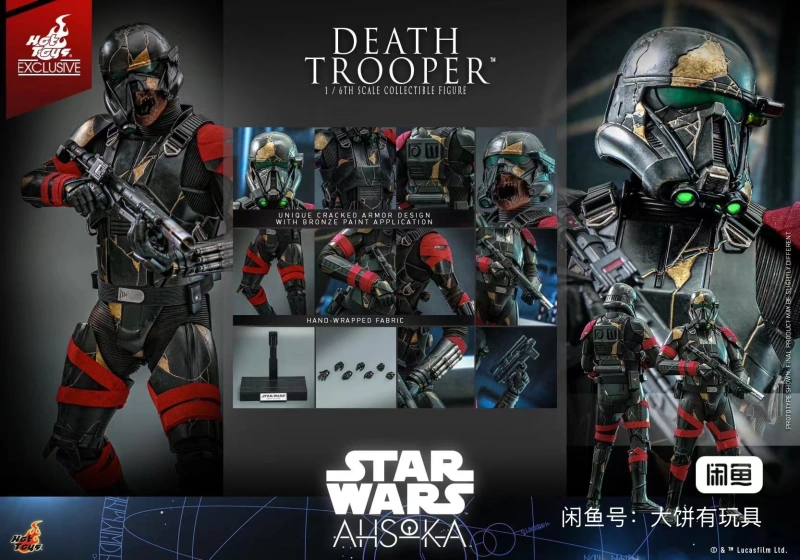 In Stock  HOTTOYS 1/6 TMS134 Dead Soldier Red Rope Dead Soldier Star Wars Ahsoka