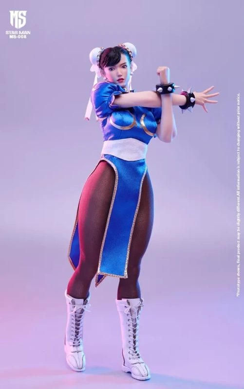 In Stock New STAR MAN MS-008 1/6 Female Fighter Chunli Collectible Action Figure