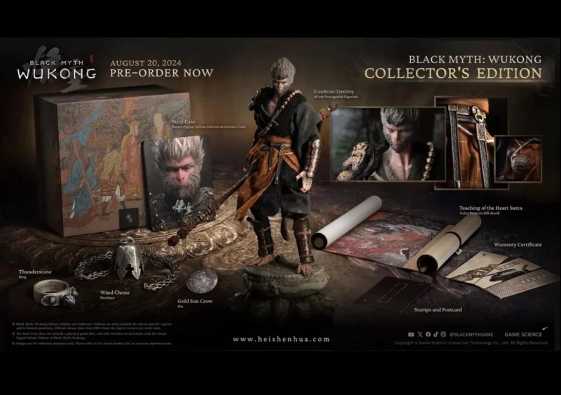 IN STOC INART 1/6 BLACK MYTH WUKONG COLLECTOR'S EDITION