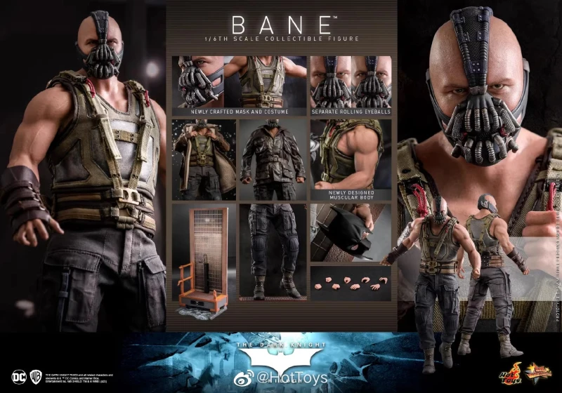 In stock Hot Toys MMS689 The Dark Knight Trilogy Bane 1/6 Action Figure