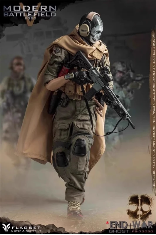 In Stock  FLAGSET FS73030 Modern Battleground Ends War Ghost 2.0 1/6 action figures