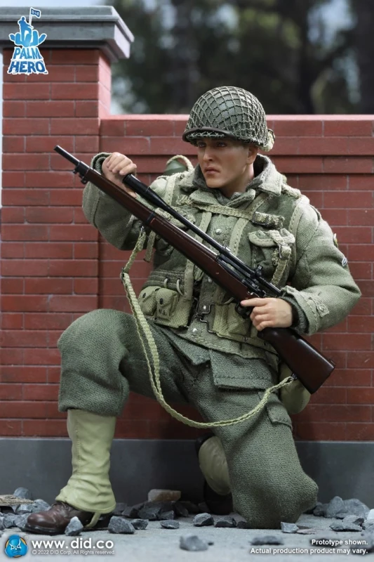 In stock DID XA80009 1/12 Palm Hero Series WWII US 2nd Ranger Battalion Private Jackson
