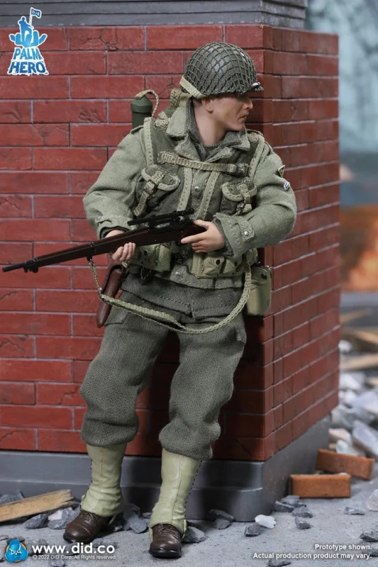 In stock DID XA80009 1/12 Palm Hero Series WWII US 2nd Ranger Battalion Private Jackson