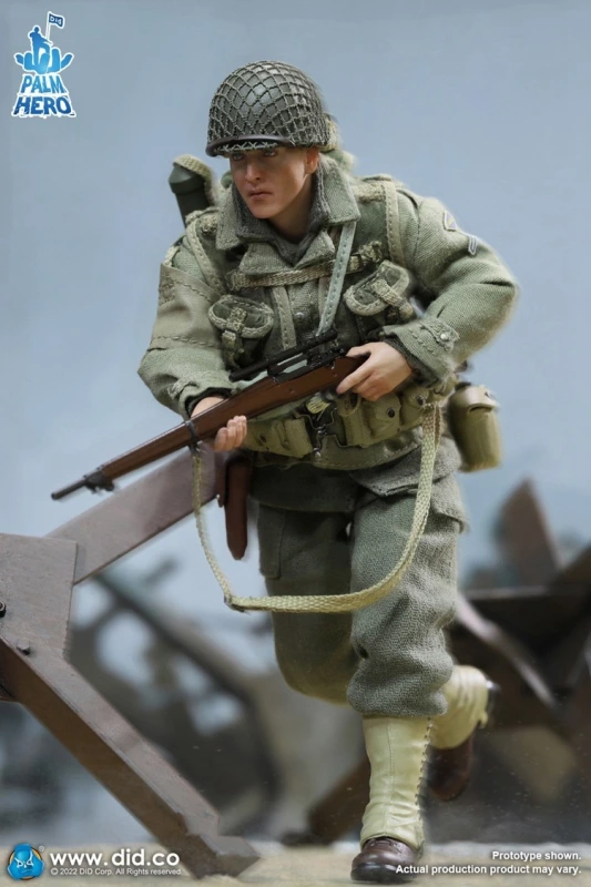In stock DID XA80009 1/12 Palm Hero Series WWII US 2nd Ranger Battalion Private Jackson