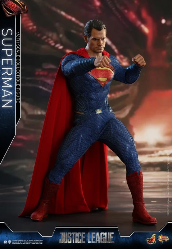 In Stock  HOTTOYS 1/6 MMS465 Justice League Superman