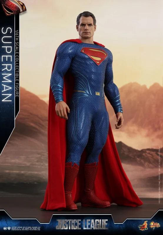 In Stock  HOTTOYS 1/6 MMS465 Justice League Superman