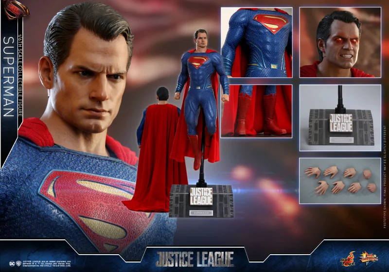 In Stock  HOTTOYS 1/6 MMS465 Justice League Superman