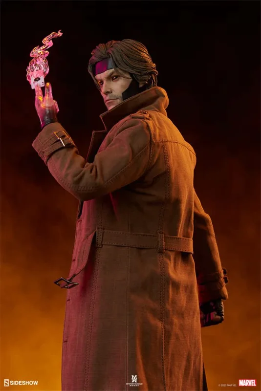 In Stock Sideshow 100439 1/6 Marvel The X-Men The Gambit Deluxe Action Figure